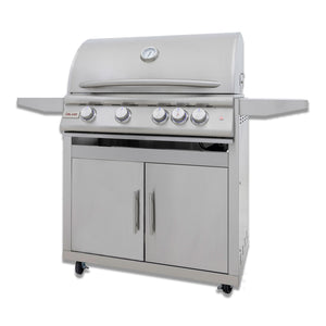 Blaze 32-Inch 4-Burner Premium LTE+ Gas Grill with Rear Burner and Built-in Lighting System - NG