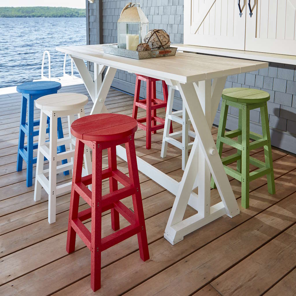 Plastic bar table and stools online