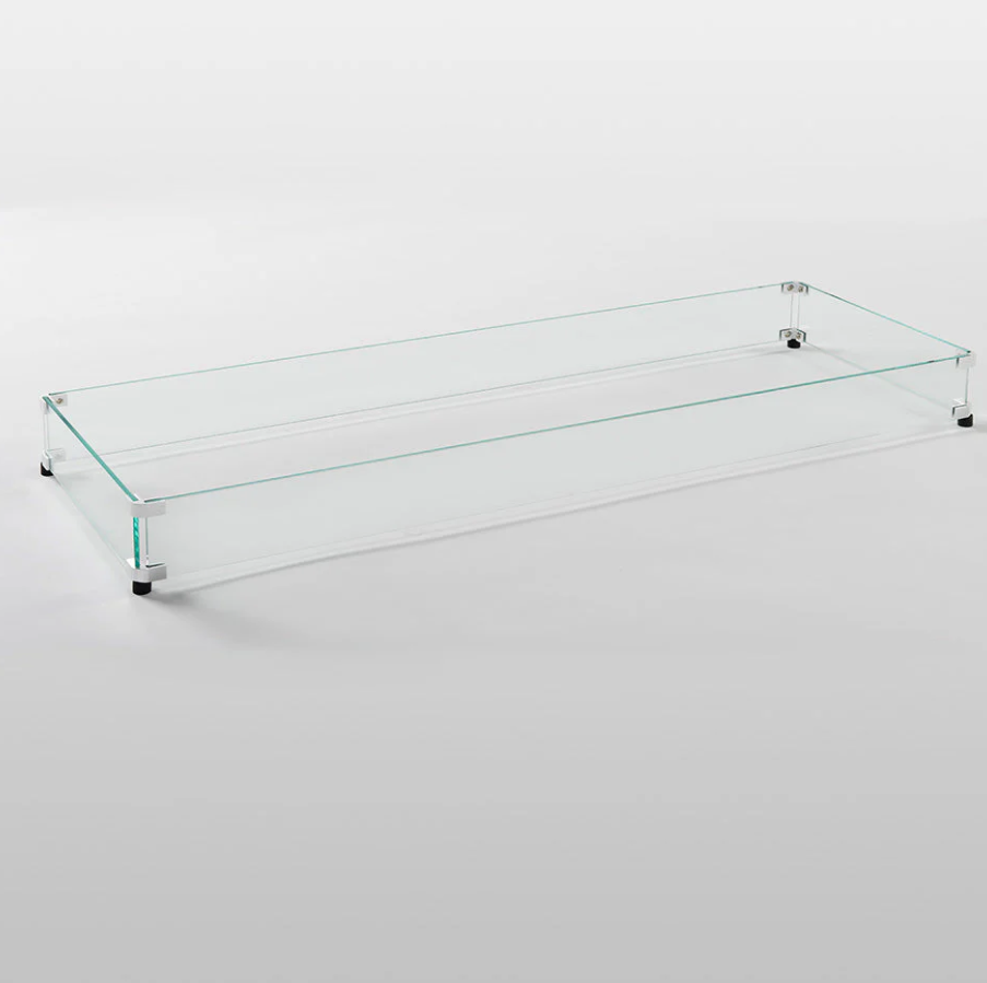 12" x 42" Linear Glass Wind Guard