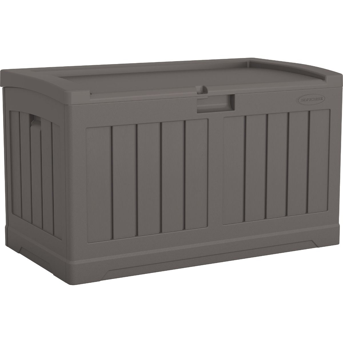 Suncast - 50 Gal. Medium Deck Box w/Seat - Stoney