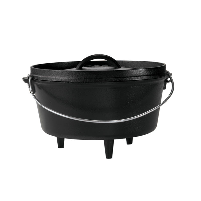 6 Quart Cast Iron Double Dutch Oven BBQ Land Calgary Kelowna