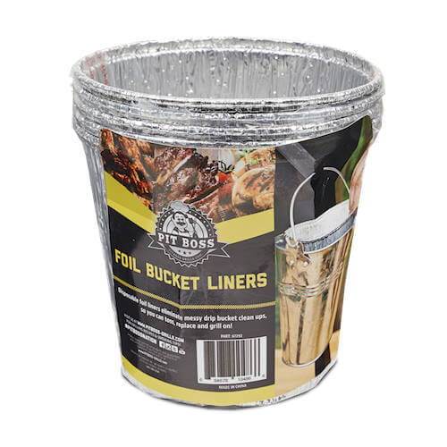 Foil Bucket Liners - 6 Pack  BBQ Land Calgary Kelowna Victoria - Wicker  Land Patio