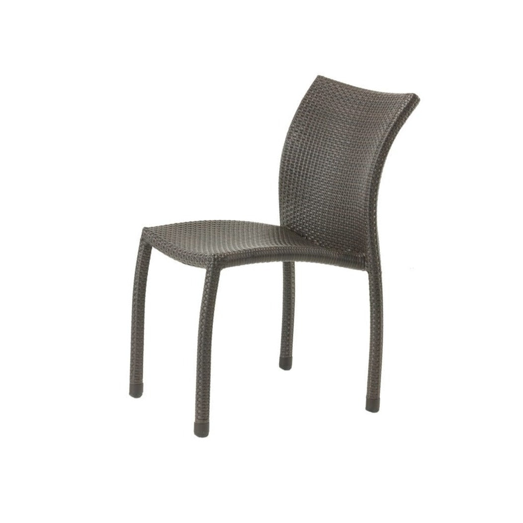 Riviera Stacking Side Chair Wicker Land Patio Calgary Kelowna Victoria