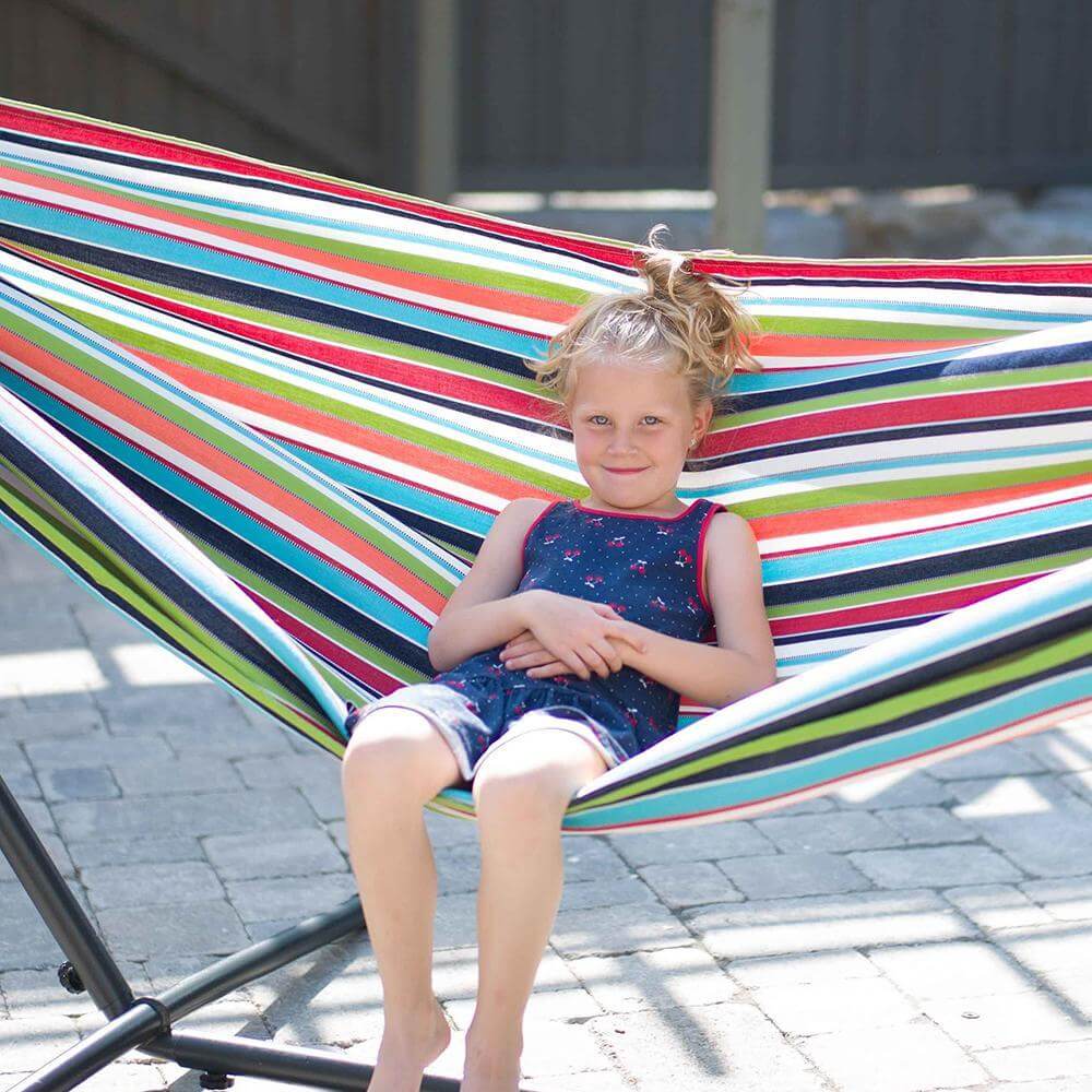 9ft Sunbrella Hammock with Stand | Wicker Land Patio Calgary