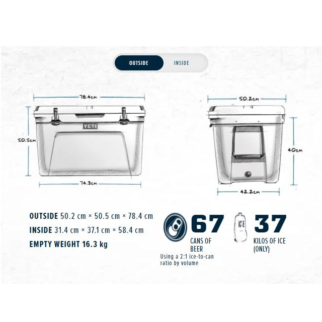 YETI CA Tundra 250 Hard Cooler