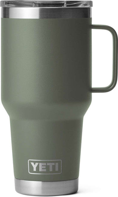 YETI Rambler 30 Oz Travel Mug with StrongHold Lid in Charcoal